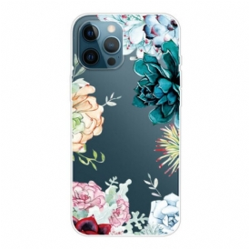 Cover iPhone 13 Pro Max Fiori Dell'acquerello