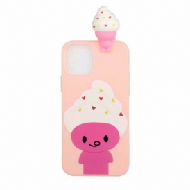 Cover iPhone 13 Pro Max Gelato Divertente 3d