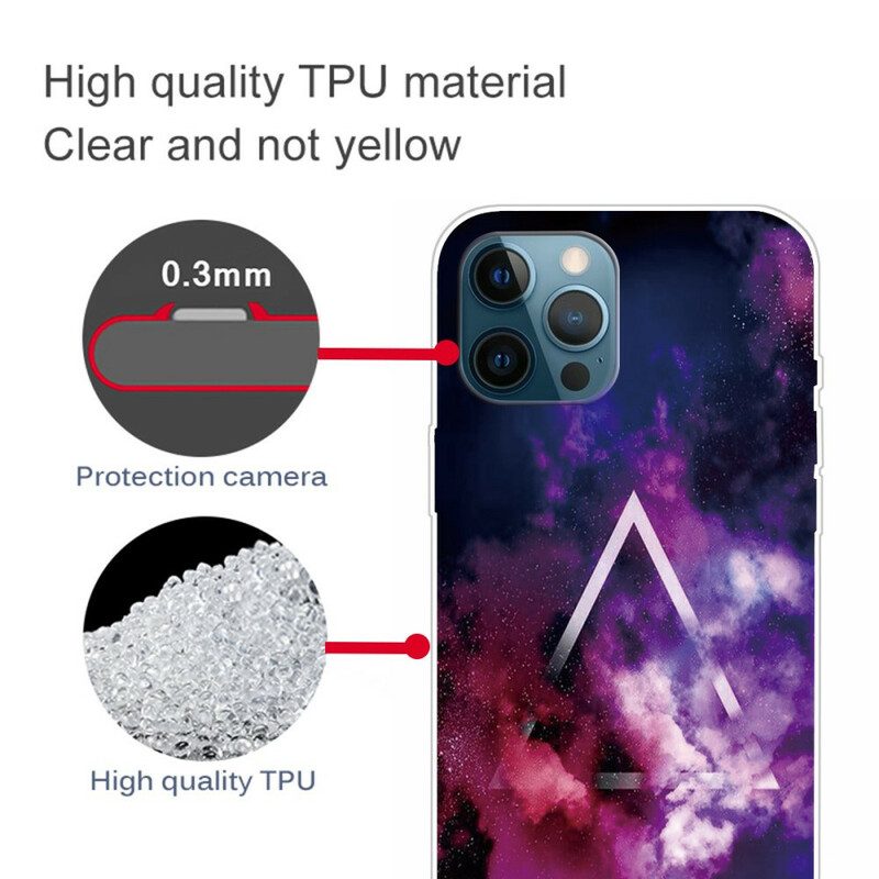 Cover iPhone 13 Pro Max Geometria Flessibile