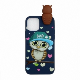 Cover iPhone 13 Pro Max Gufo Cattivo 3d