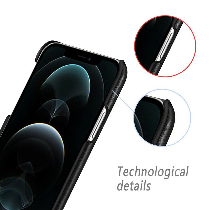 Cover iPhone 13 Pro Max Ksq Effetto Pelle
