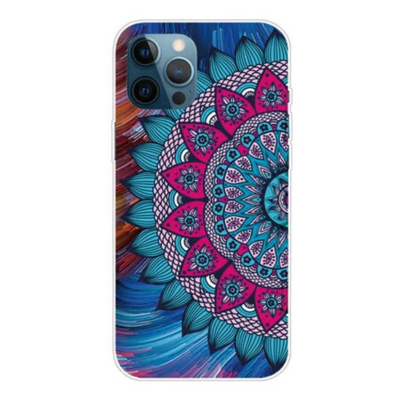 Cover iPhone 13 Pro Max Mandala Colorato