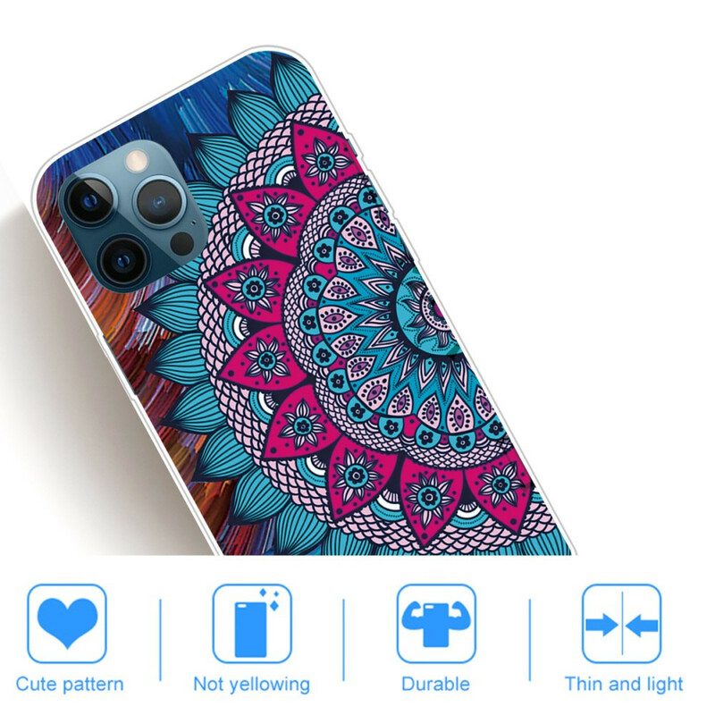 Cover iPhone 13 Pro Max Mandala Colorato