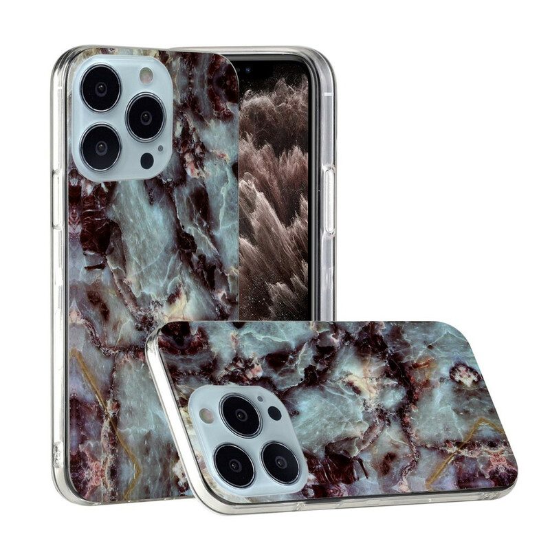 Cover iPhone 13 Pro Max Marmo Semplificato