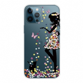Cover iPhone 13 Pro Max Ragazza Dei Fiori