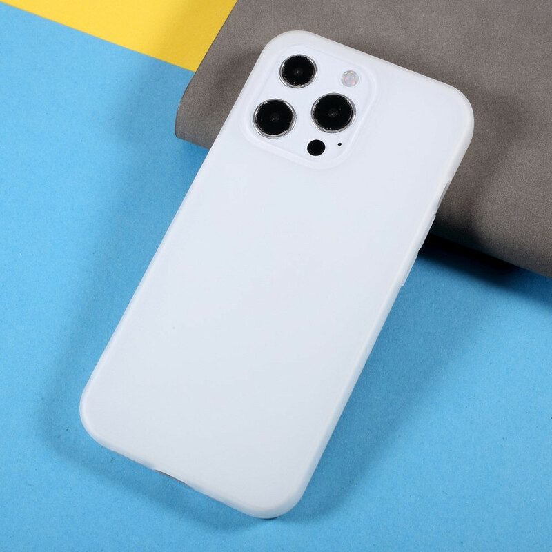 Cover iPhone 13 Pro Max Silicone Flessibile Opaco