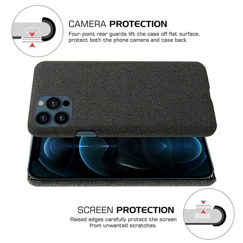 Cover iPhone 13 Pro Max Tessuto Ksq Chic