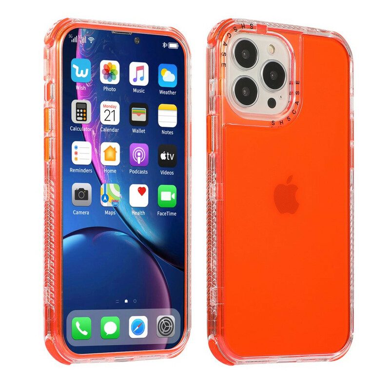 Cover iPhone 13 Pro Max Trasparente Colorato