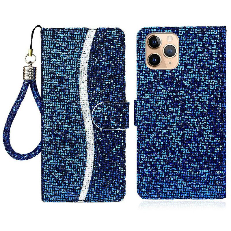 Custodia A Portafoglio iPhone 13 Pro Max Design A S Con Paillettes