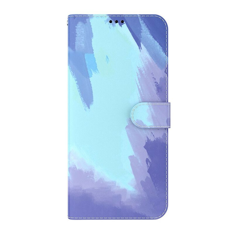 Custodia in pelle iPhone 13 Pro Max Acquerello