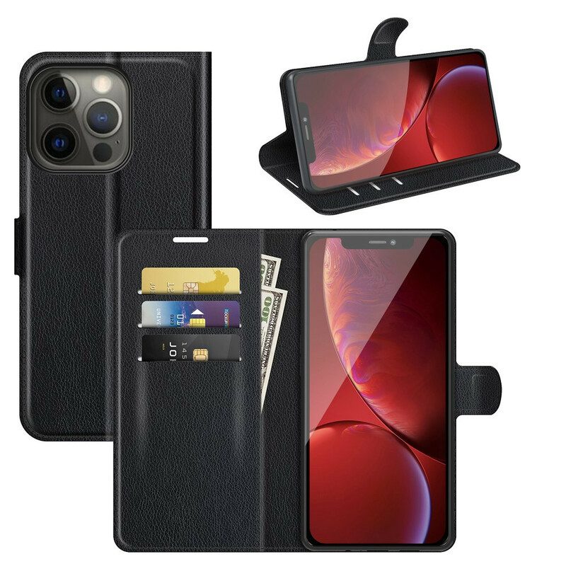 Custodia in pelle iPhone 13 Pro Max Classico
