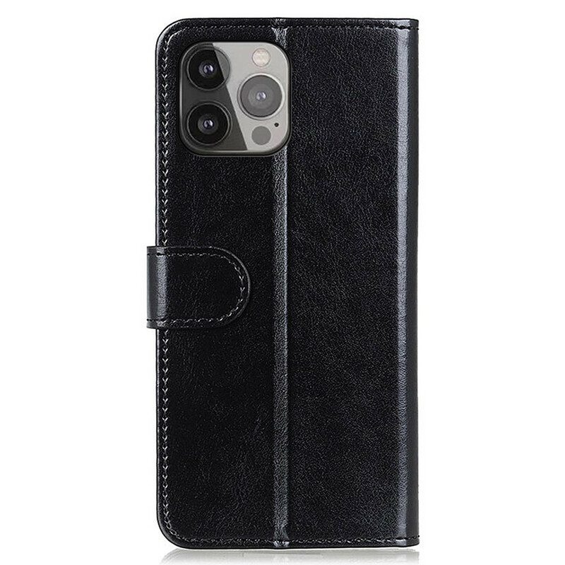 Custodia in pelle iPhone 13 Pro Max Finezza In Ecopelle