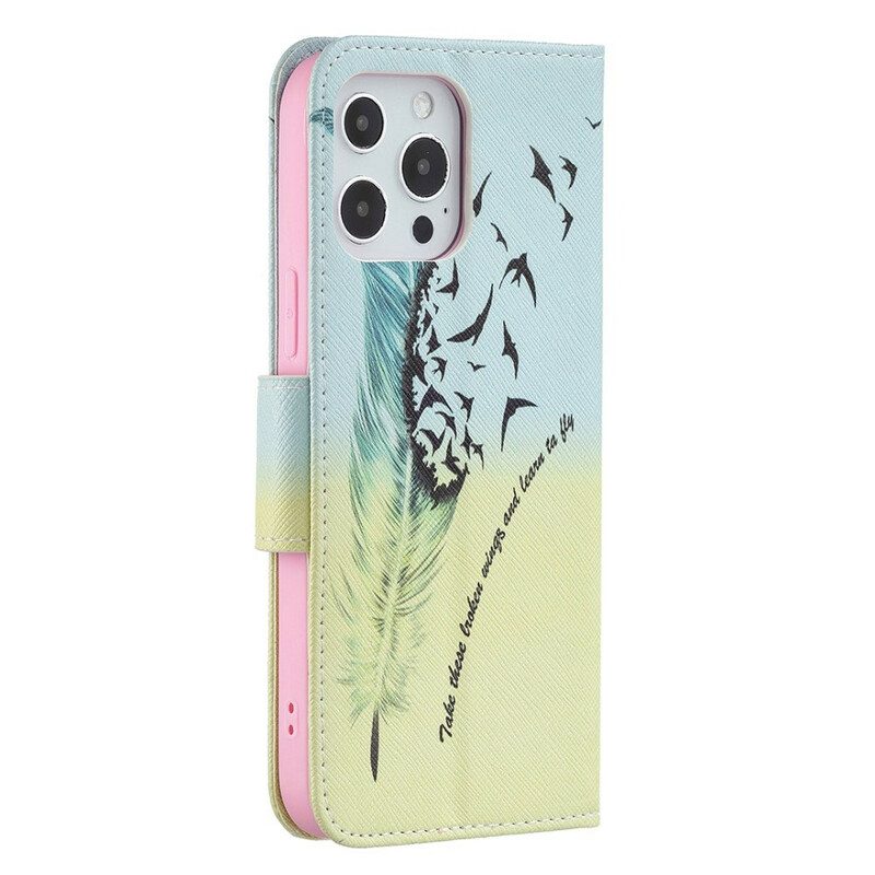 Folio Cover iPhone 13 Pro Max Impara A Volare