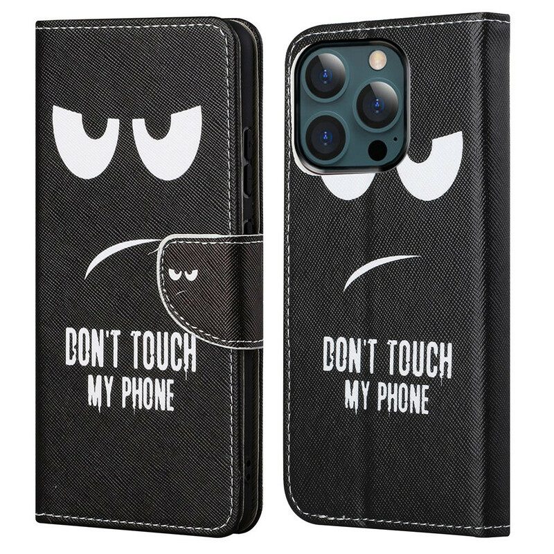 Folio Cover iPhone 13 Pro Max Non Toccare Il Mio Telefono