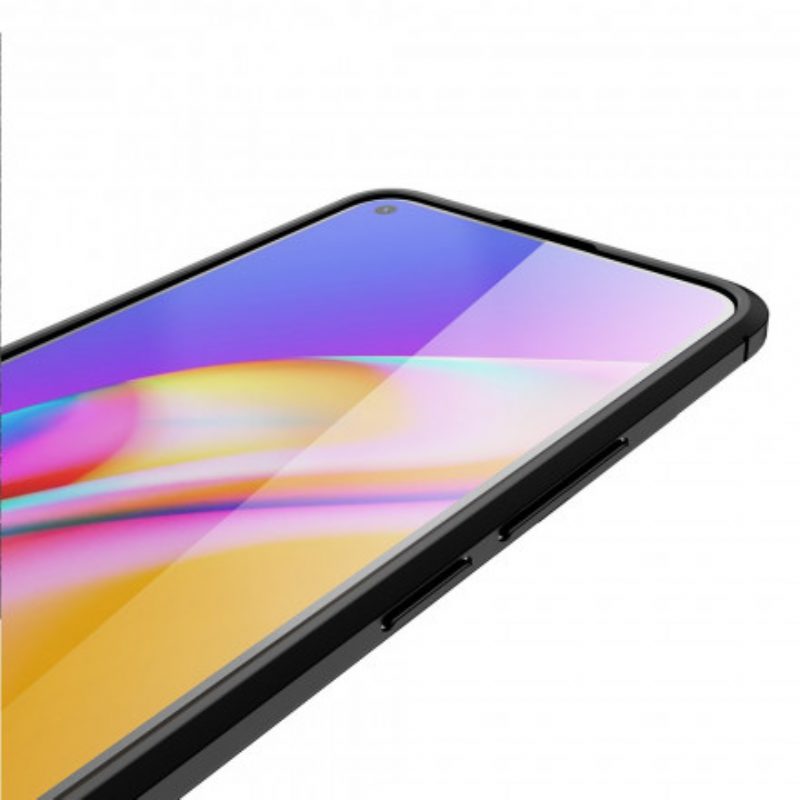 Cover Realme 8 / 8 Pro Doppia Linea Litchi Effetto Pelle