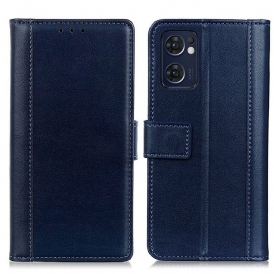 Custodia in pelle Oppo Find X5 Lite Pelle Crosta Versione Colorata