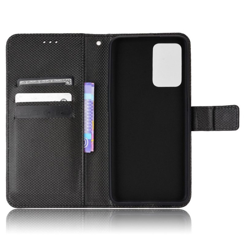 Custodia in pelle Oppo Find X5 Lite Elegante Finta Pelle Con Cinturino