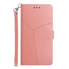 Custodia in pelle Oppo Find X5 Lite Y Strappy Design