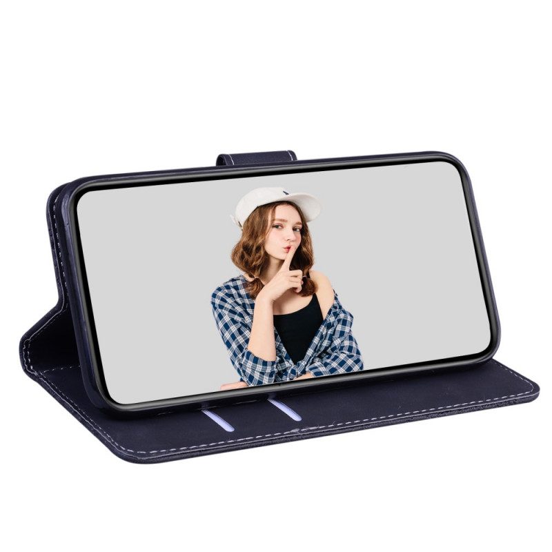 Folio Cover Oppo Find X5 Lite Farfalla Dal Tocco Di Pelle
