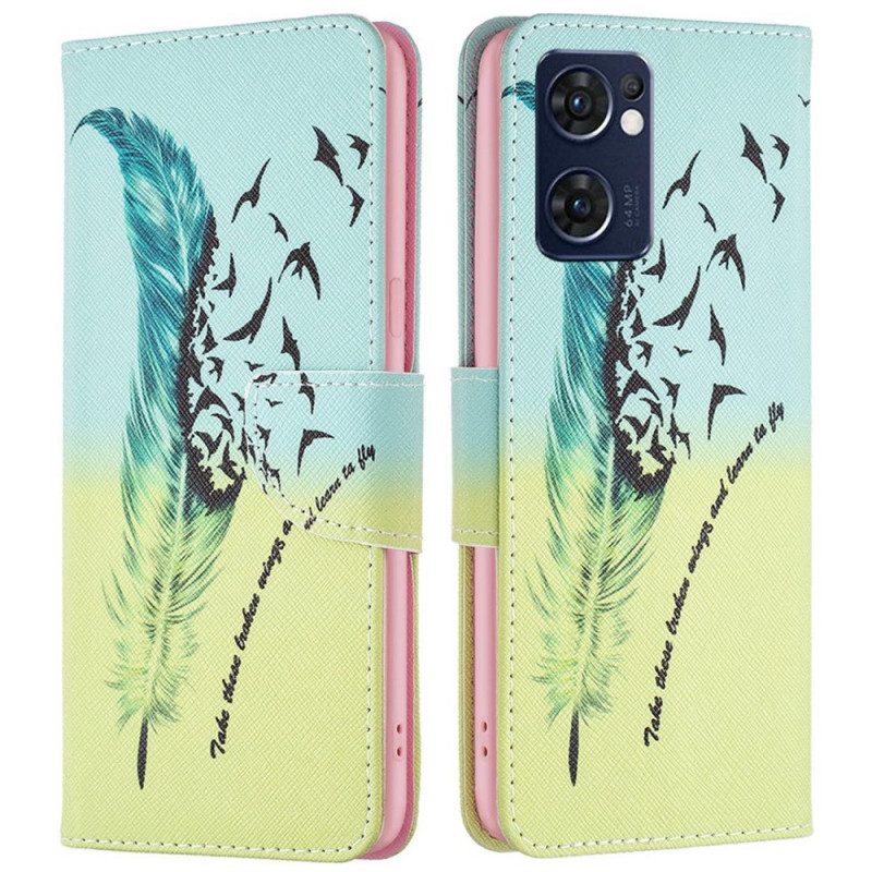 Folio Cover Oppo Find X5 Lite Piuma