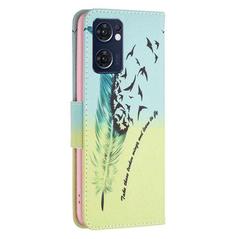 Folio Cover Oppo Find X5 Lite Piuma