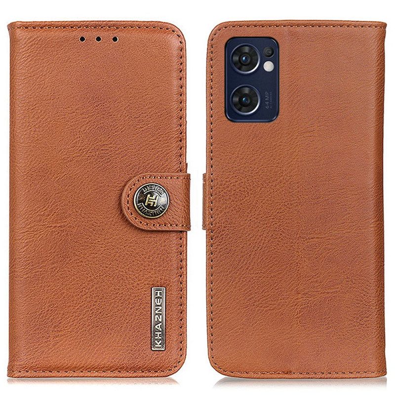 Folio Cover Oppo Find X5 Lite Similpelle Khazneh