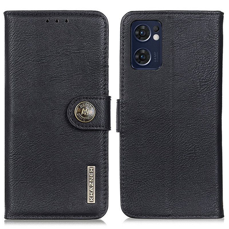 Folio Cover Oppo Find X5 Lite Similpelle Khazneh