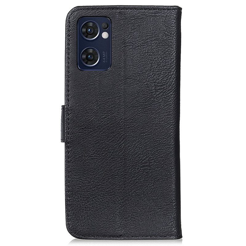 Folio Cover Oppo Find X5 Lite Similpelle Khazneh