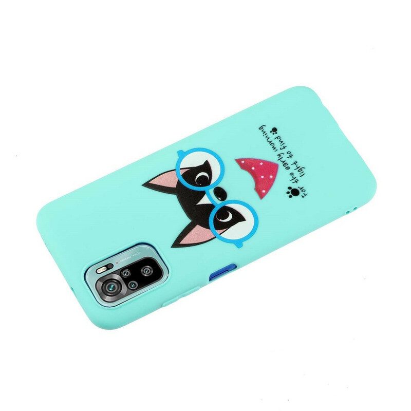 Cover Xiaomi Redmi Note 10 / 10S Cane Con Bacio Cordino