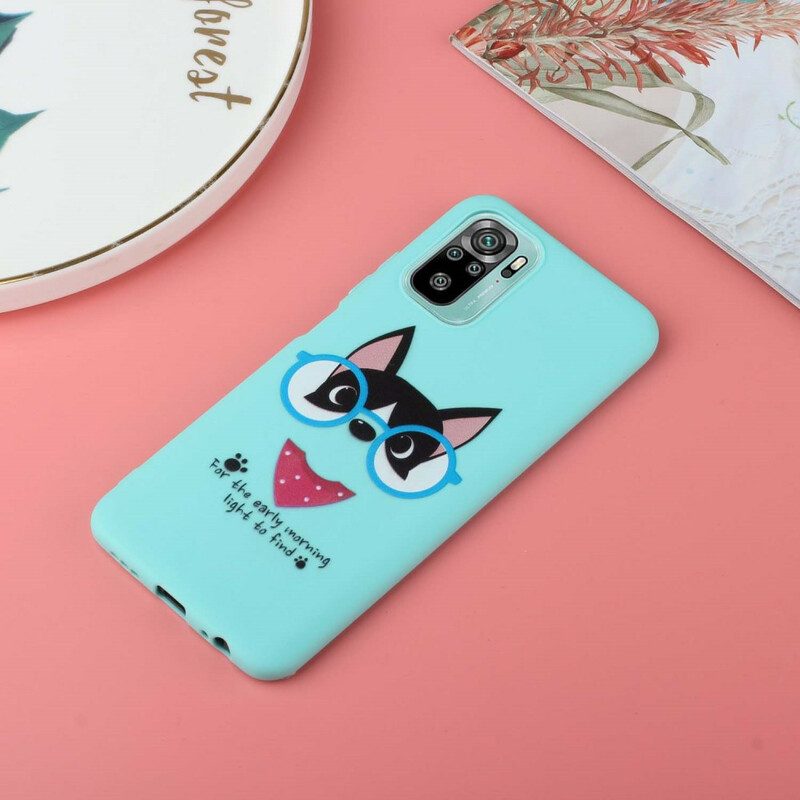 Cover Xiaomi Redmi Note 10 / 10S Cane Con Bacio Cordino
