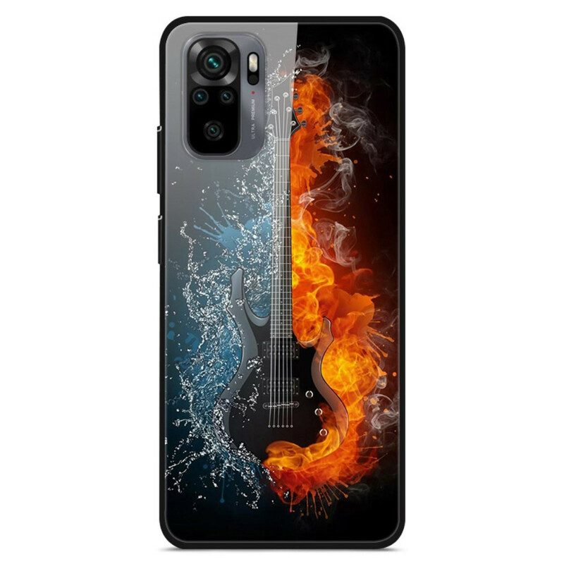 Cover Xiaomi Redmi Note 10 / 10S Chitarra In Vetro Temperato