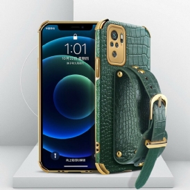Cover Xiaomi Redmi Note 10 / 10S Cinturino In Cocco