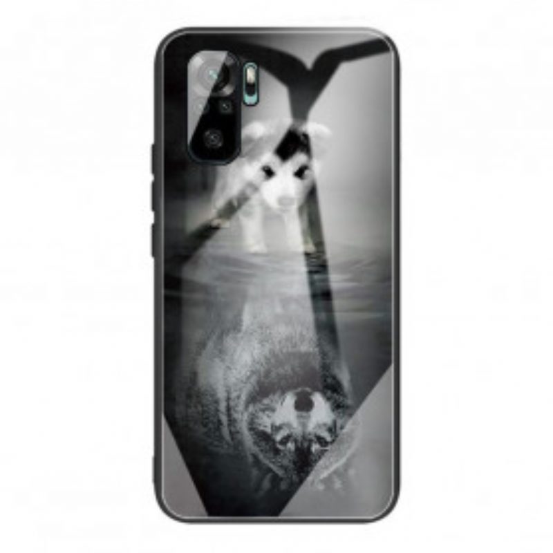 Cover Xiaomi Redmi Note 10 / 10S Cucciolo Di Sogno In Vetro Temperato