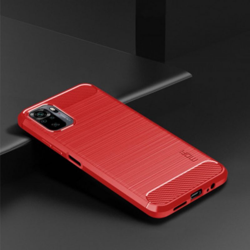 Cover Xiaomi Redmi Note 10 / 10S Fibra Di Carbonio Spazzolata Mofi
