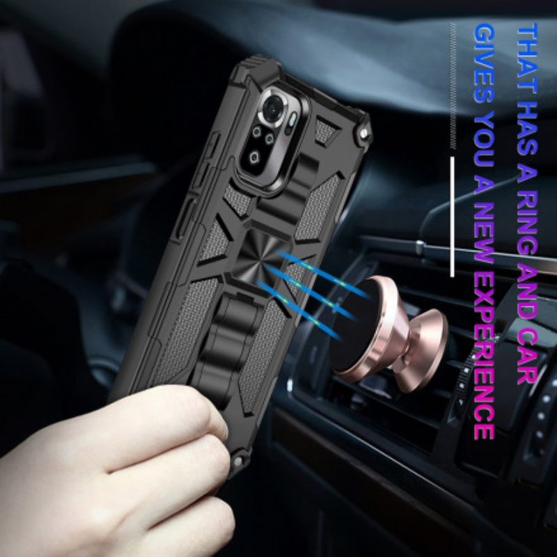 Cover Xiaomi Redmi Note 10 / 10S Staccabile Con Supporto Rimovibile