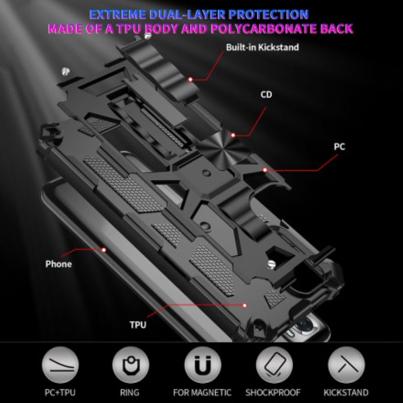 Cover Xiaomi Redmi Note 10 / 10S Staccabile Con Supporto Rimovibile