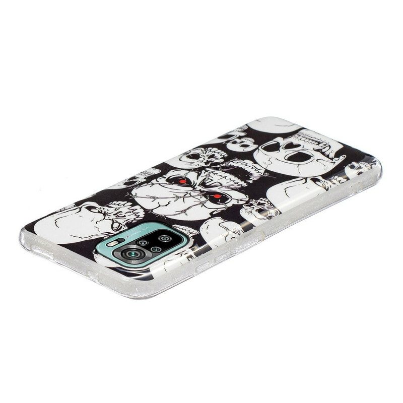Cover Xiaomi Redmi Note 10 / 10S Teschi Fluorescenti