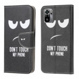 Custodia A Portafoglio Xiaomi Redmi Note 10 / 10S Non Toccare Il Mio Telefono