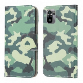 Custodia in pelle Xiaomi Redmi Note 10 / 10S Camuffare