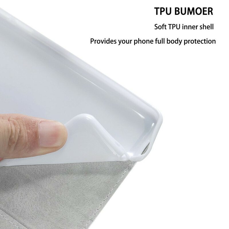 Custodia in pelle Xiaomi Redmi Note 10 / 10S Design A S Con Paillettes