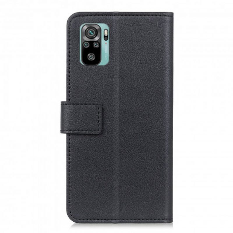 Custodia in pelle Xiaomi Redmi Note 10 / 10S Ecopelle Classica