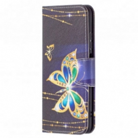 Custodia in pelle Xiaomi Redmi Note 10 / 10S Farfalla Magica