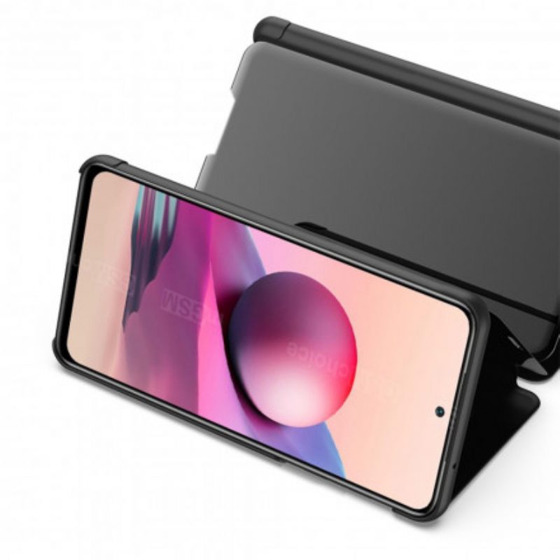Custodia Xiaomi Redmi Note 10 / 10S Specchio Ed Ecopelle