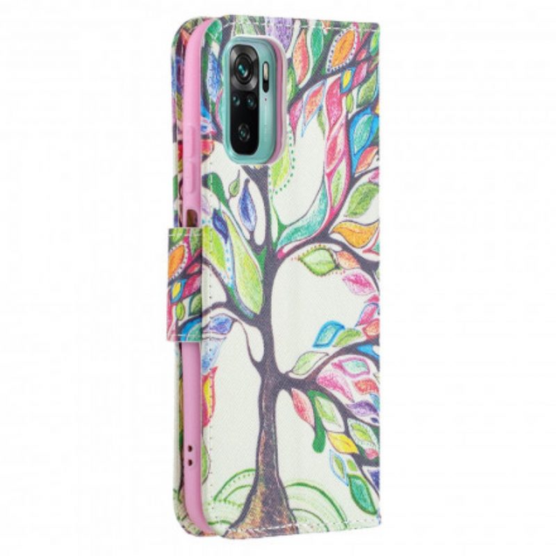 Folio Cover Xiaomi Redmi Note 10 / 10S Albero Colorato