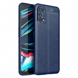 Cover Realme 7 Pro Doppia Linea Litchi Effetto Pelle