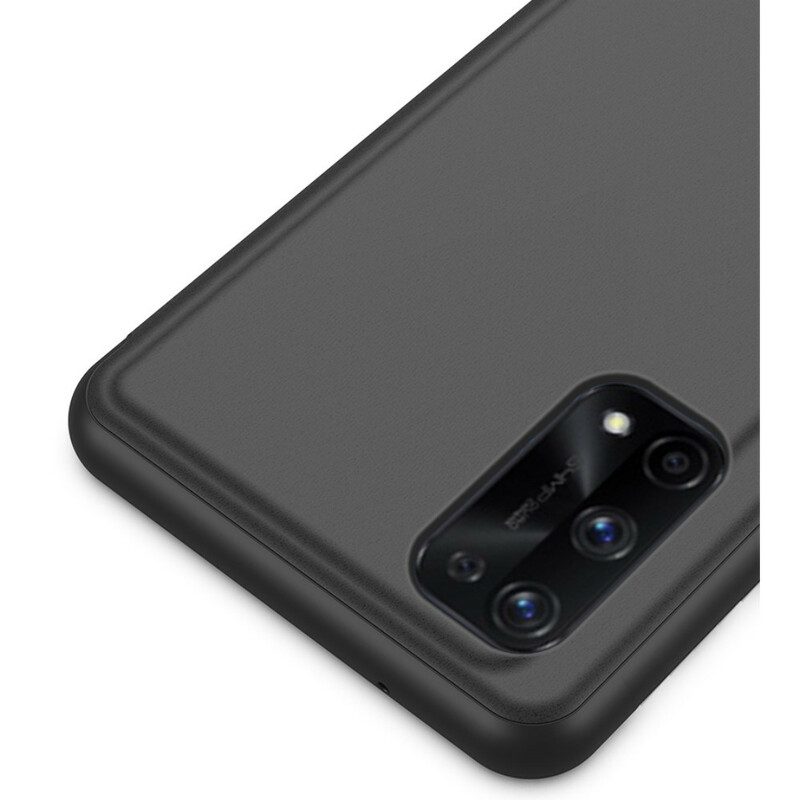 Custodia Realme 7 Pro Specchio Ed Ecopelle
