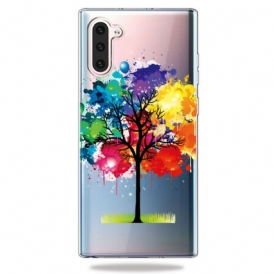 Cover Samsung Galaxy Note 10 Albero Dell'acquerello Senza Soluzione Di Continuità