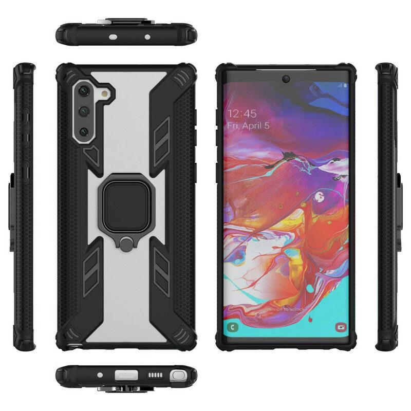 Cover Samsung Galaxy Note 10 Guerriero Con Anello