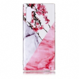 Cover Samsung Galaxy Note 10 Incredibile Marmo Floreale