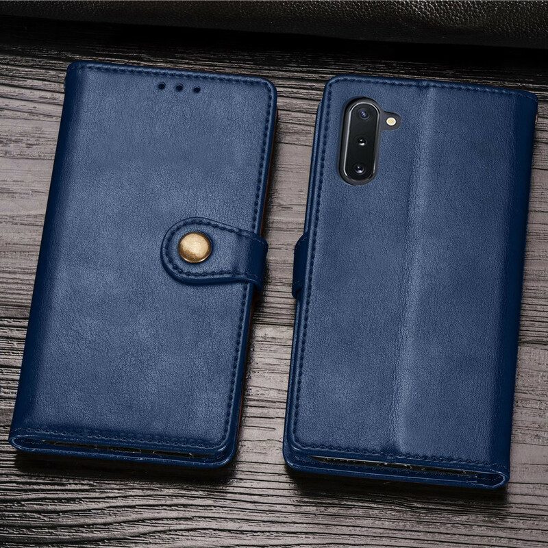 Custodia in pelle Samsung Galaxy Note 10 Cinturino Elegante In Ecopelle